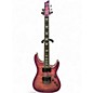 Used Schecter Guitar Research Omen Extreme 6 TRANS HOT PINK BURST Solid Body Electric Guitar