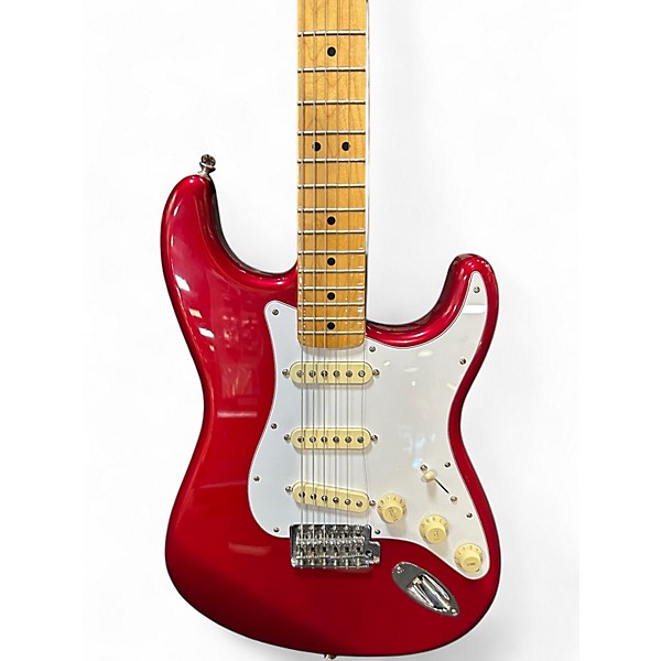 Used 2012 Fender Standard Stratocaster RED Solid Body Electric Guitar