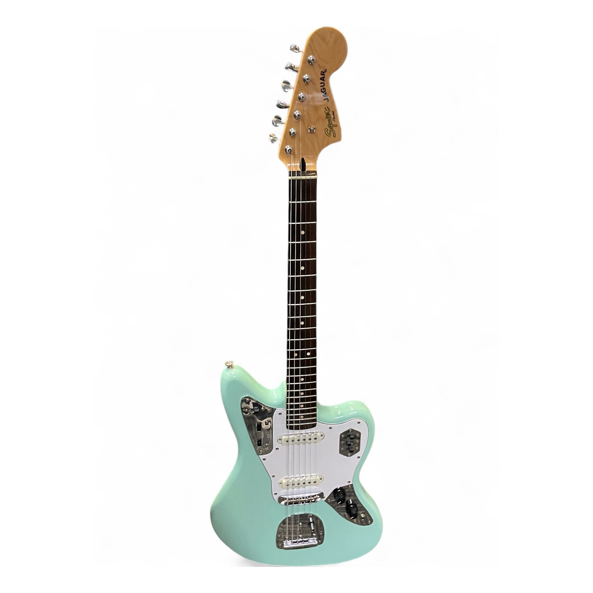 ギター squire Vintage modified Jaguar Used Squier Vintage Modified Jaguar Surf Green Solid Body Electric