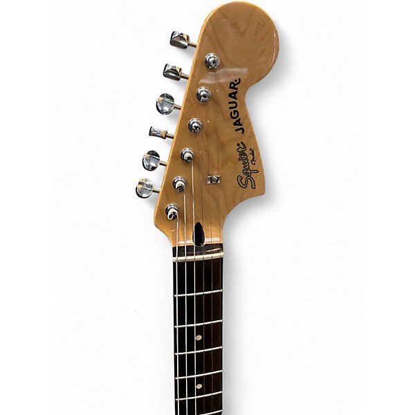 Used Squier Vintage Modified Jaguar Surf Green Solid Body Electric Guitar