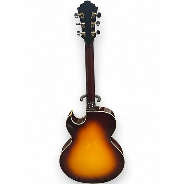 Used Eastman AR480CE-SB John Pisano Signature Sunburst Hollow Body Electric Guitar