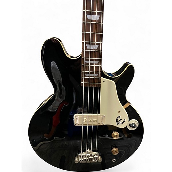 Used Epiphone Jack Casady Signature Ebony Electric Bass Guitar