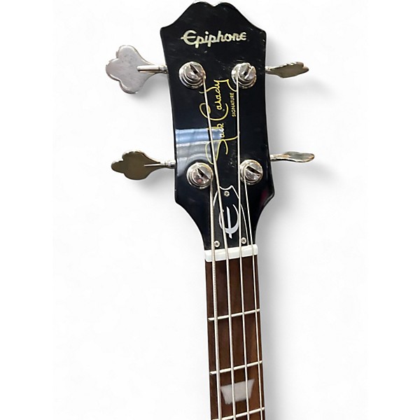 Used Epiphone Jack Casady Signature Ebony Electric Bass Guitar