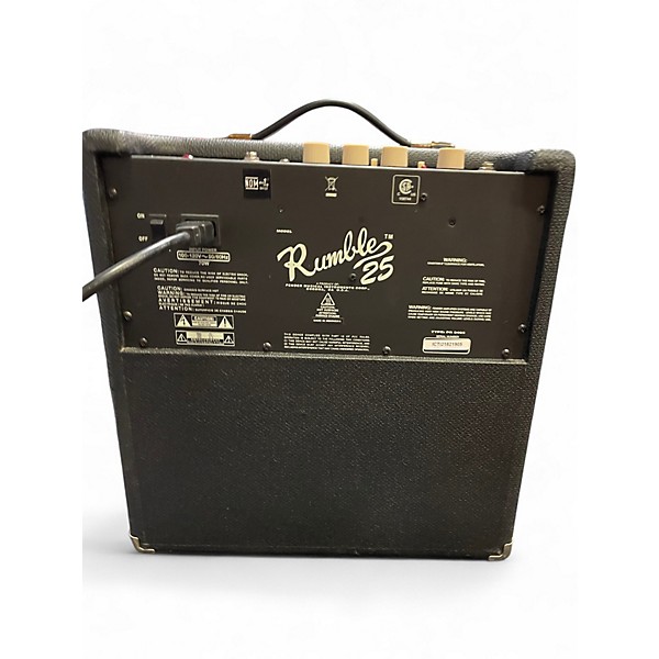 Used Fender Rumble 25 25W 1x10 Bass Combo Amp