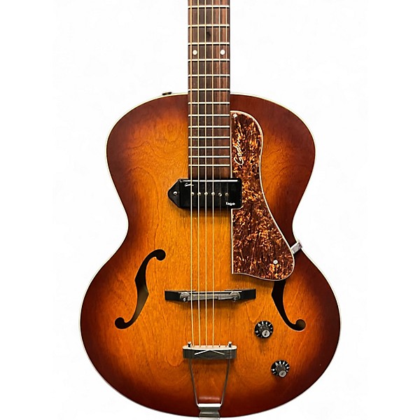 Used Godin 5th Avenue Kingpin P90 Cherry Sunburst Hollow Body Electric Guitar
