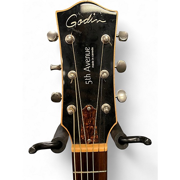 Used Godin 5th Avenue Kingpin P90 Cherry Sunburst Hollow Body Electric Guitar