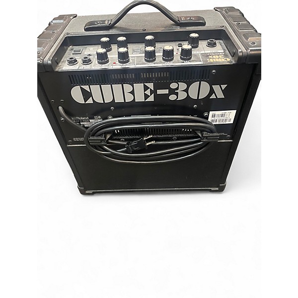 Used Roland Cube 30X 1x10 30W Cube Guitar Combo Amp