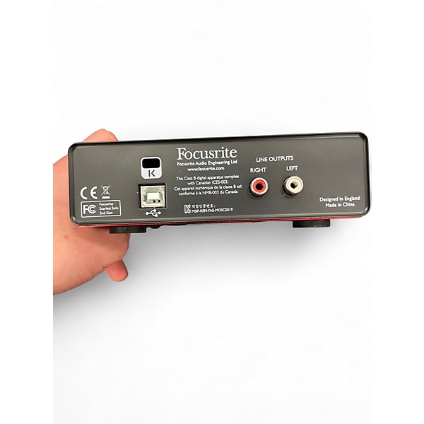 Used Focusrite Scarlett Solo Gen 2 Audio Interface