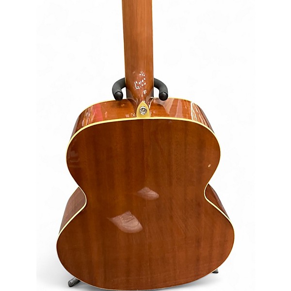 Used Dean EAB Fretless Natural Acoustic Bass Guitar
