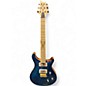 Used PRS Wood Library Custom 24 10 Top Blue Solid Body Electric Guitar thumbnail