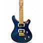 Used PRS Wood Library Custom 24 10 Top Blue Solid Body Electric Guitar