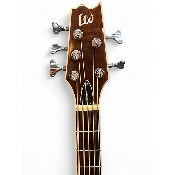 Used ESP LTD TL5 Natural Acoustic Bass Guitar