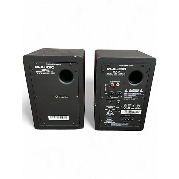 Used M-Audio BX3 pair Powered Monitor