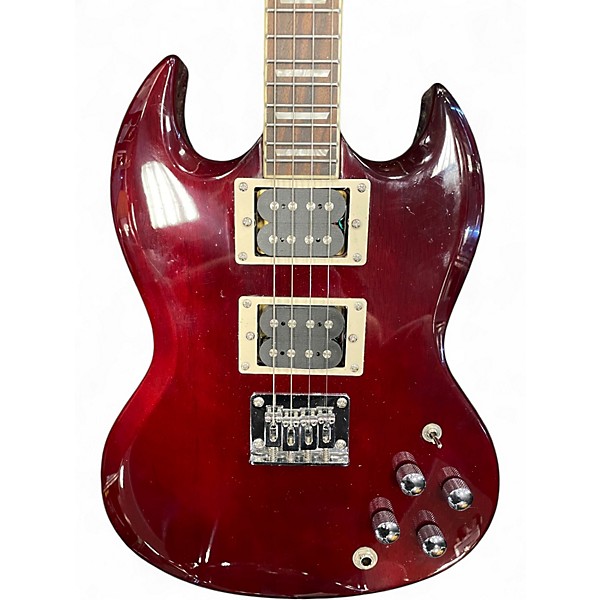 Used Flight PIONEER RED Solid Body Electric Guitar