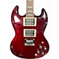 Used Flight PIONEER RED Solid Body Electric Guitar
