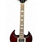Used Flight PIONEER RED Solid Body Electric Guitar