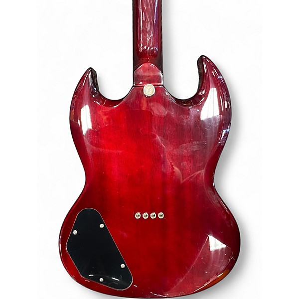 Used Flight PIONEER RED Solid Body Electric Guitar