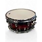 Used Yamaha 6.5X14 TOUR CUSTOM SNARE Red to Black Fade Drum