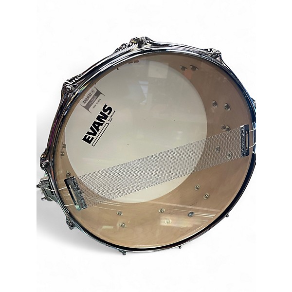 Used Yamaha 6.5X14 TOUR CUSTOM SNARE Red to Black Fade Drum