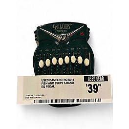 Used Danelectro DJ14 Fish and Chips 7-Band EQ Pedal