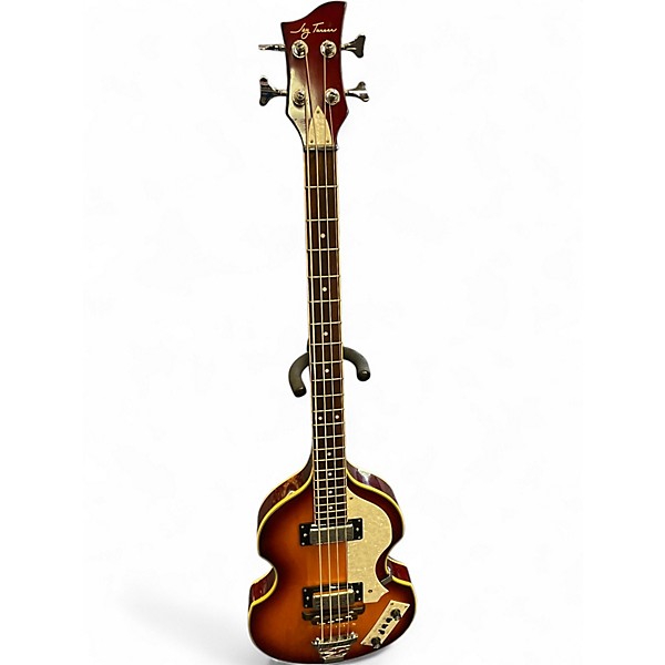 Used Jay Turser violin bass 2 Color Sunburst Electric Bass Guitar