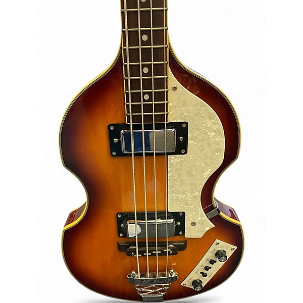 Used Jay Turser violin bass 2 Color Sunburst Electric Bass Guitar