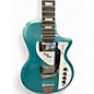 Used Airline TWIN TONE Turquoise Solid Body Electric Guitar