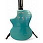 Used Airline TWIN TONE Turquoise Solid Body Electric Guitar