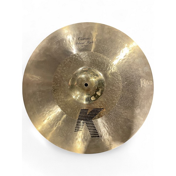 Used Zildjian 21in K Custom Hybrid Ride Cymbal