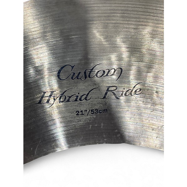 Used Zildjian 21in K Custom Hybrid Ride Cymbal