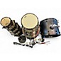 Used ddrum 8 Piece D2 BLACK SPARKLE Drum Kit