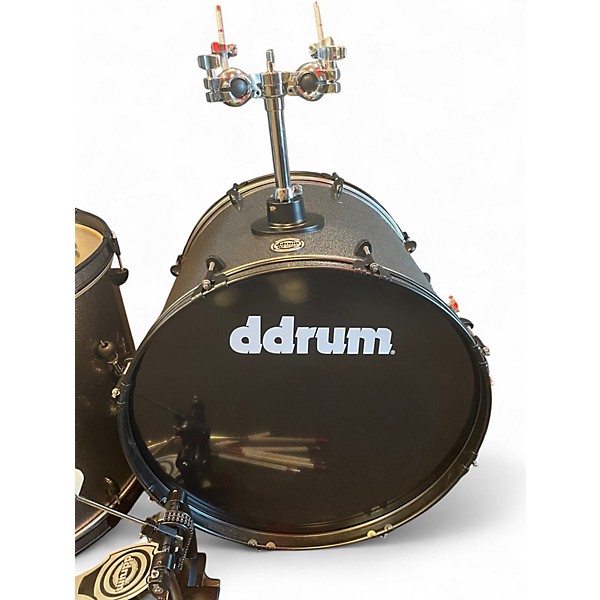 Used ddrum 8 Piece D2 BLACK SPARKLE Drum Kit