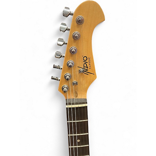 Used Indio CLASSIC Black Solid Body Electric Guitar