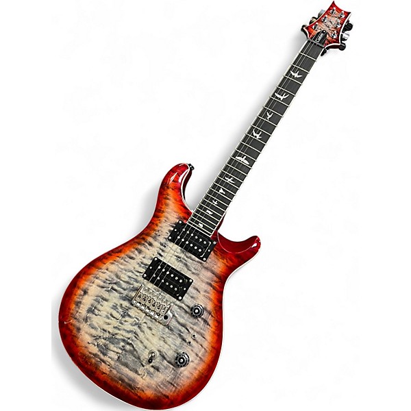 Used PRS CUSTOM SE Dark Cherry Burst Solid Body Electric Guitar