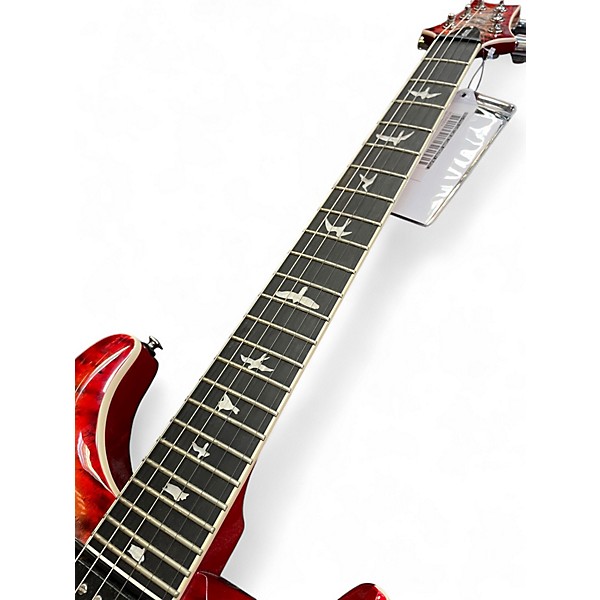 Used PRS CUSTOM SE Dark Cherry Burst Solid Body Electric Guitar