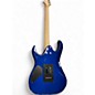 Used Ibanez GRX70QA Transparent Blue Burst Solid Body Electric Guitar
