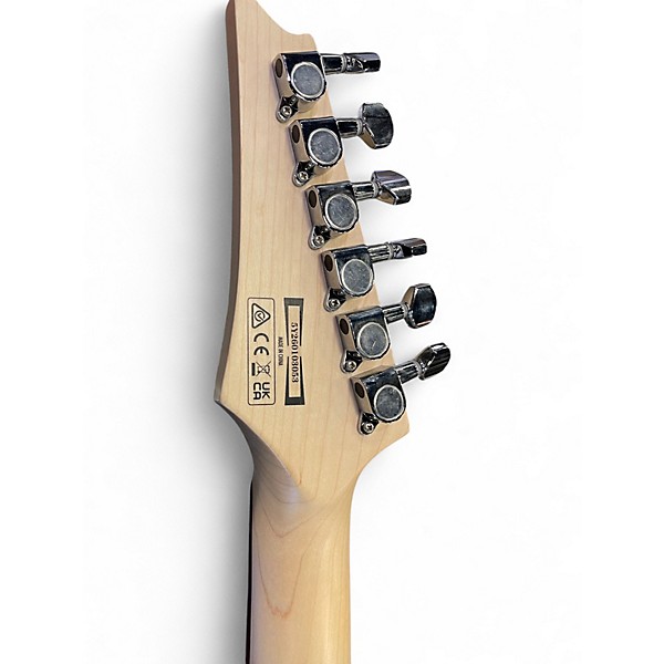 Used Ibanez GRX70QA Transparent Blue Burst Solid Body Electric Guitar