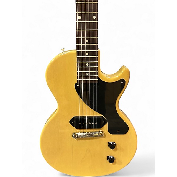 Used Gibson CUSTOM 57 LES PAUL JUNIOR SINGLE CUT TV Yellow Solid Body Electric Guitar