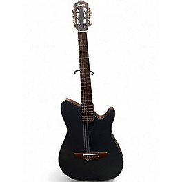 Used Ibanez FRH10N Metallic Blue Classical Acoustic Electric Guitar