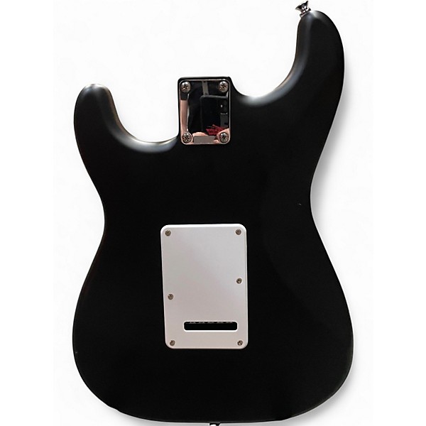 Used Squier Debut Stratocaster Matte Black Solid Body Electric Guitar