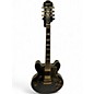Used Epiphone Sheraton II Ebony Hollow Body Electric Guitar thumbnail