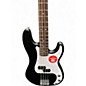 Used Squier Debut Series Precision Bass Matte Black Electric Bass Guitar