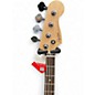Used Squier Debut Series Precision Bass Matte Black Electric Bass Guitar
