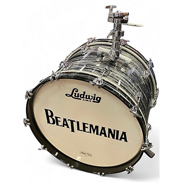 Used Ludwig 4 Piece LEGACY MAPLE VINTAGE BLUE OYSTER PEARL Drum Kit