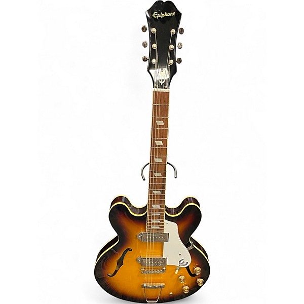 Used Epiphone Casino 3 Color Sunburst Hollow Body Electric Guitar