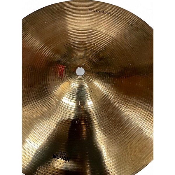 Used Wuhan 13in WESTERN HIHAT PAIR Cymbal