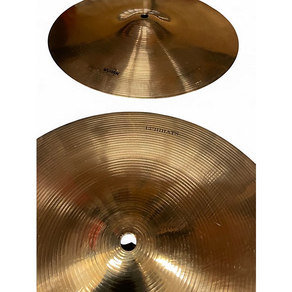 Used Wuhan 13in WESTERN HIHAT PAIR Cymbal