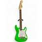 Used Squier SONIC STRATOCASTER HSS LIME GREEN Solid Body Electric Guitar thumbnail