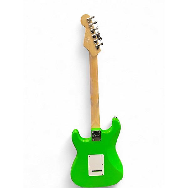 Used Squier SONIC STRATOCASTER HSS LIME GREEN Solid Body Electric Guitar