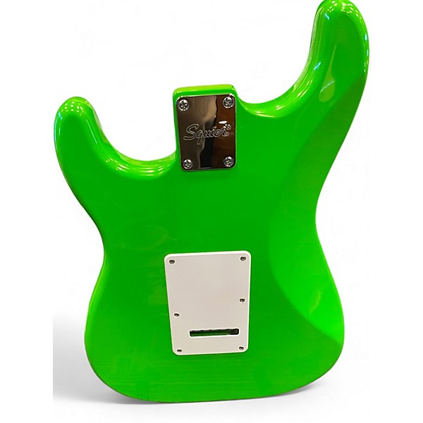 Used Squier SONIC STRATOCASTER HSS LIME GREEN Solid Body Electric Guitar